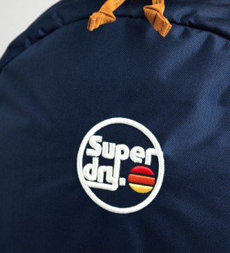 Superdry Vintage-Rucksack mit gesticktem Mikro-Logo Montana marine