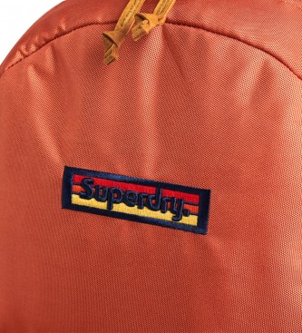 Superdry Vintage backpack with embroidered micro logo Montana orange