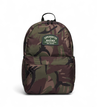Superdry Nahrbtnik z našitki Classic Montana green