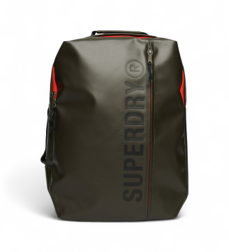Superdry Canvas backpack 35 litres capacity green