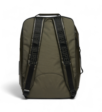 Superdry Canvas backpack 35 litres capacity green