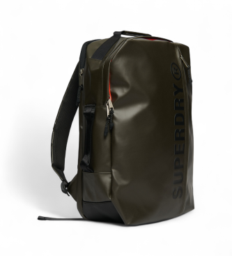 Superdry Canvas backpack 35 litres capacity green