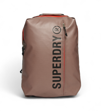 Superdry Plecak płócienny o pojemności 35 litrów brązowy