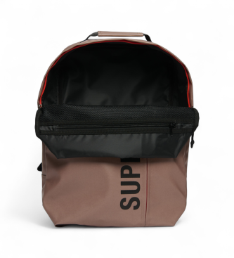 Superdry Plecak płócienny o pojemności 35 litrów brązowy