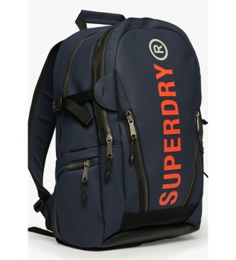Superdry Mochila de lona azul-marinho