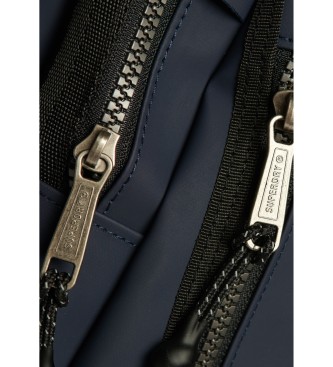 Superdry Mochila de lona azul-marinho