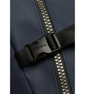 Superdry Mochila de lona azul-marinho