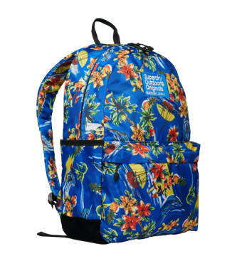 Superdry Montana blue printed backpack