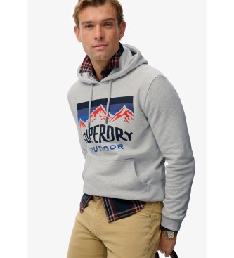 Superdry Mountain Relaxed sweat-shirt gris