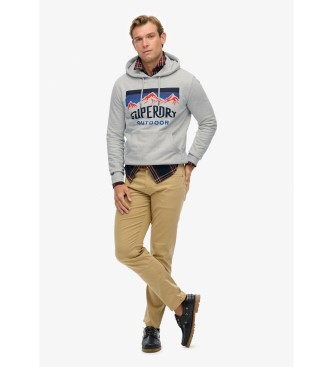 Superdry Mountain Relaxed sweat-shirt gris