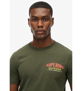 Superdry Berg Relaxed T-shirt groen