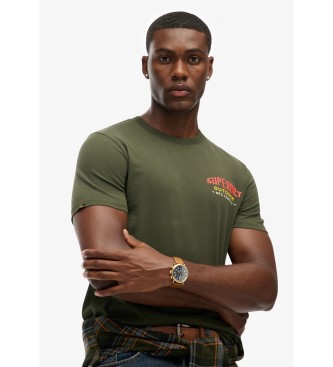 Superdry Berg Relaxed T-shirt groen