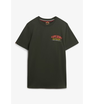Superdry Berg Relaxed T-shirt groen