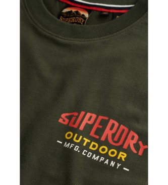 Superdry Berg Relaxed T-shirt groen