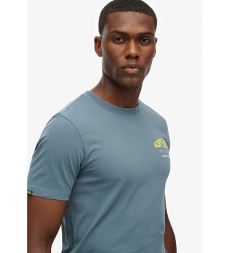 Superdry Berg Relaxed T-shirt blauw