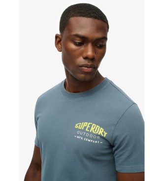 Superdry Berg Relaxed T-shirt blauw