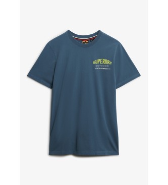 Superdry Berg Relaxed T-shirt blauw