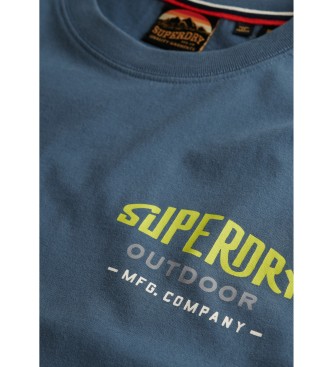 Superdry Berg Relaxed T-shirt blauw