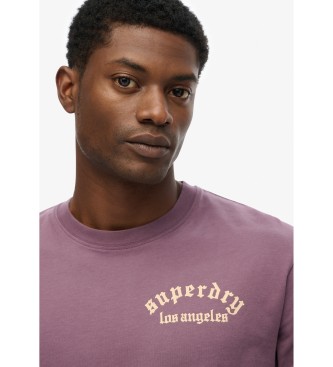 Superdry Neo Trad Tattoo Los T-shirt roze