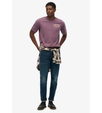 Superdry Neo Trad Tattoo Los T-shirt roze