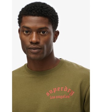 Superdry Neo Trad Tattoo Los T-shirt Groen