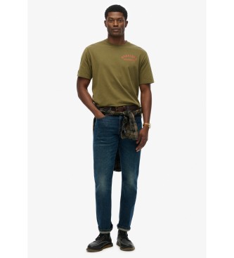 Superdry Neo Trad Tattoo Los T-shirt Groen