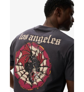 Superdry Neo Trad Tattoo Los T-shirt Grijs