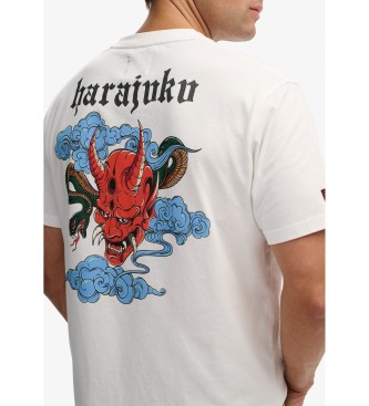 Superdry Neo Trad Tattoo Los T-shirt Wit