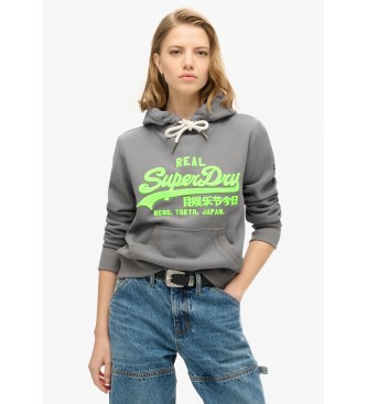 Superdry Sweatshirt Neon Vl grey