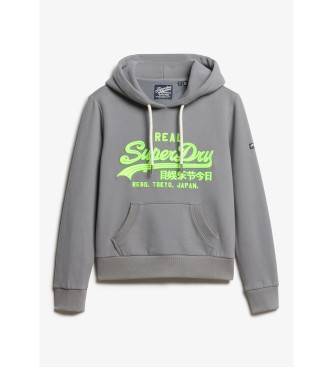 Superdry Bluza Neon Vl szary