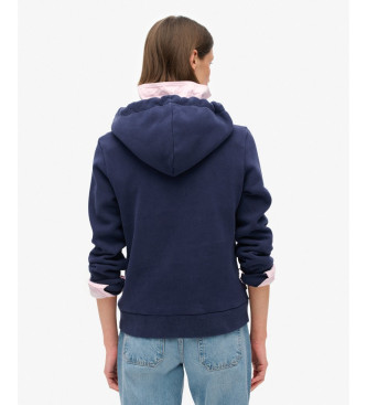 Superdry Sweatshirt com capuz grfica New York navy