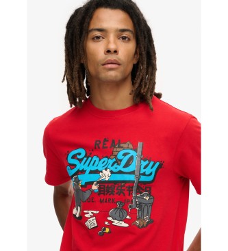 Superdry New York rd grafisk T-shirt