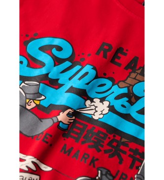 Superdry New York rd grafisk T-shirt