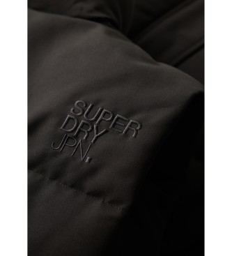 Superdry Chaleco sin capucha Everest negro