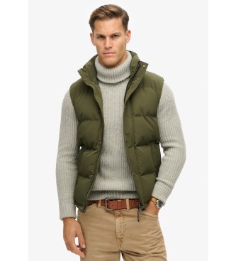 Superdry Colete sem capuz verde Everest