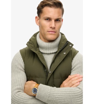 Superdry Gilet senza cappuccio verde Everest