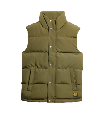 Superdry Hoodless waistcoat Everest green