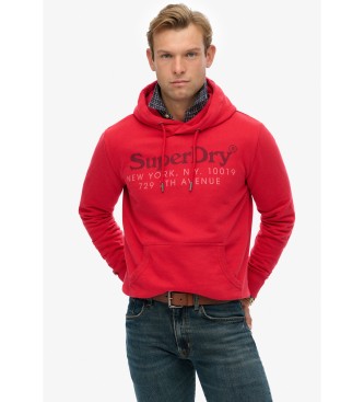 Superdry Sudadera NY Venue rojo