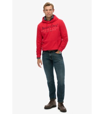 Superdry Sudadera NY Venue rojo