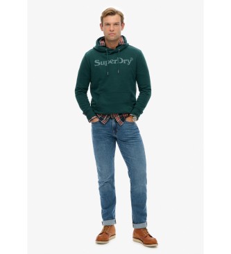 Superdry NY Venue green sweatshirt