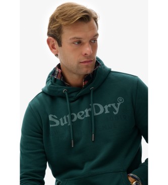 Superdry NY Venue green sweatshirt