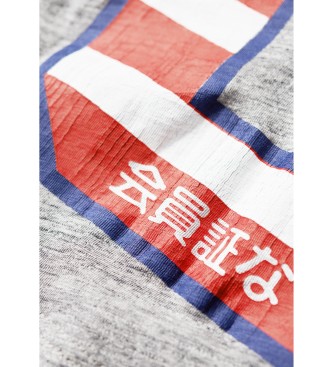 Superdry T-shirt gris Osaka 6