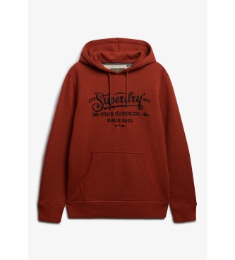 Superdry Outdoor Co Relaxed Sweatshirt red