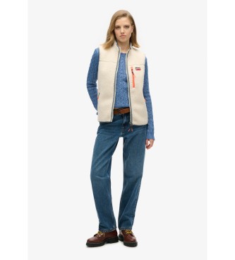 Superdry Outdoor Vest off-white