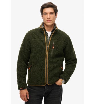 Superdry Veste Outdoor Full Zip verte
