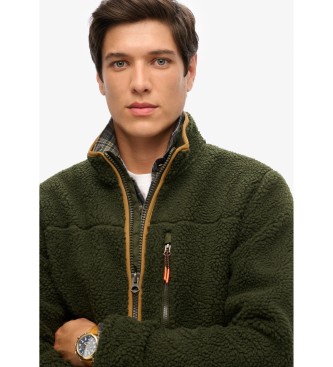 Superdry Veste Outdoor Full Zip verte