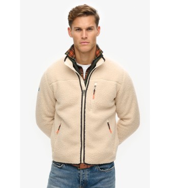 Superdry Outdoor Fleece Full Zip Fleece beige