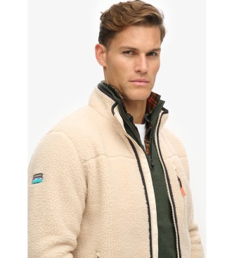 Superdry Outdoor Fleece Full Zip Fleece beige