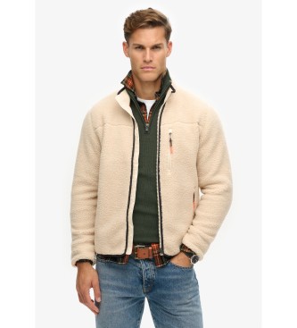 Superdry Outdoor Fleece Full Zip Fleece beige