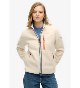 Superdry Polaire Full Zip beige